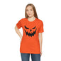 Halloween | Jack Face | Unisex Short Sleeve Tee