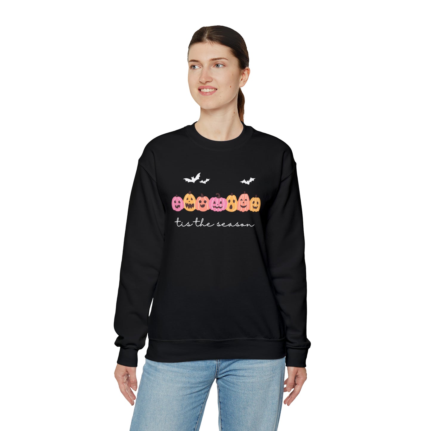 Halloween | Pink Pumpkin Patch | Unisex Crewneck Sweatshirt