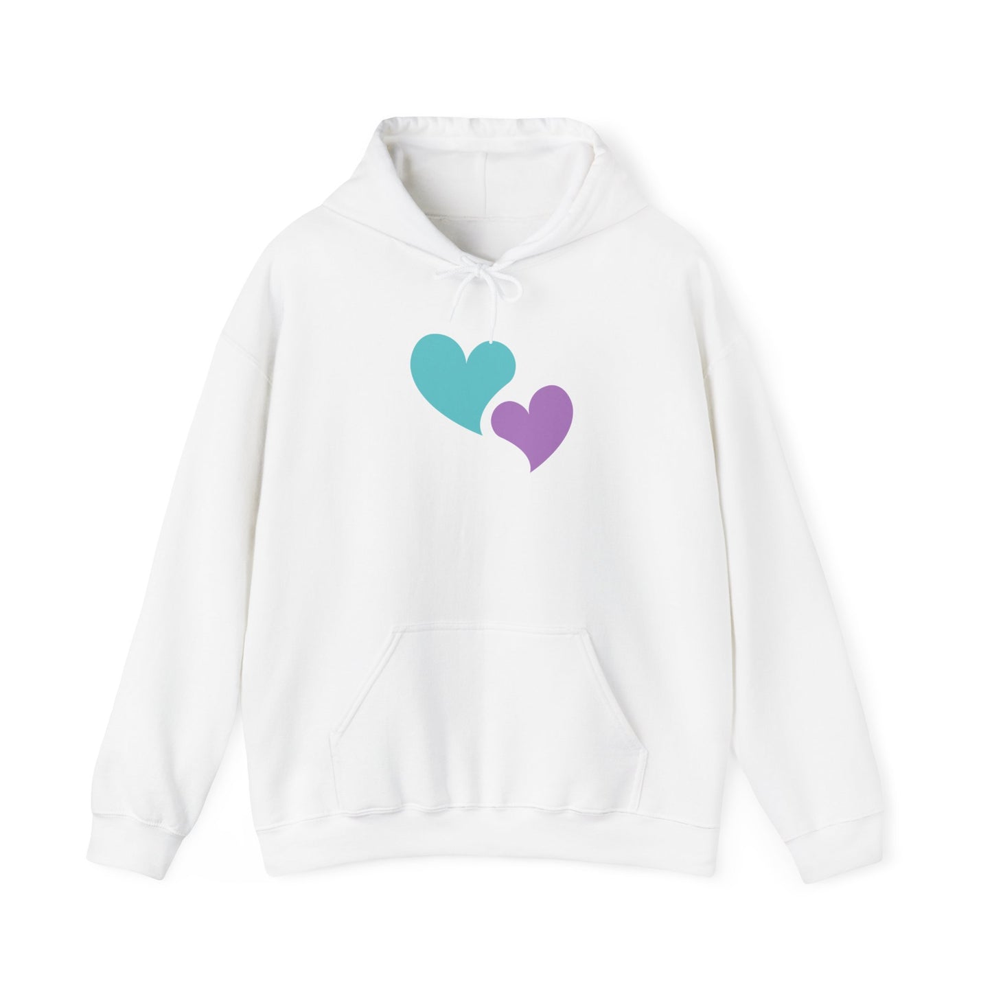 BE | Hearts | Unisex Hooded Sweatshirt