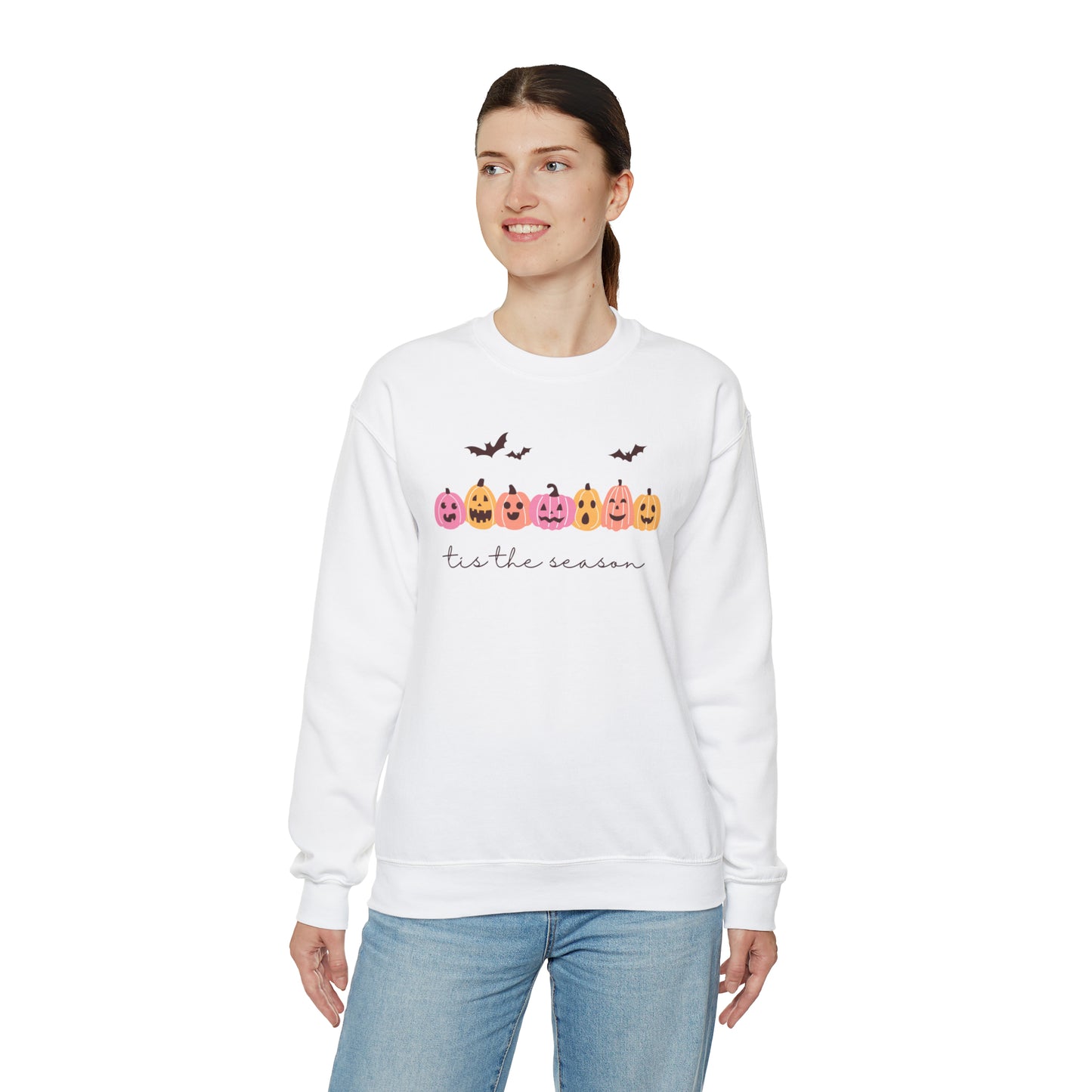 Halloween | Pink Pumpkin Patch | Unisex Crewneck Sweatshirt