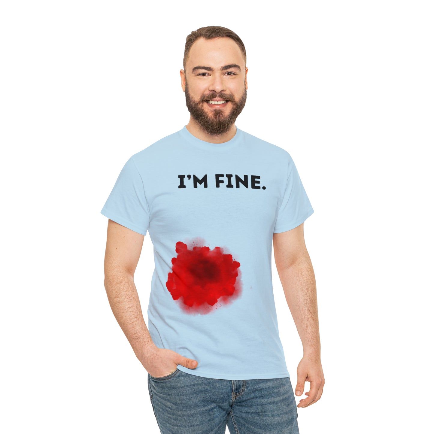 Halloween | I'm Fine | Unisex Cotton Tee