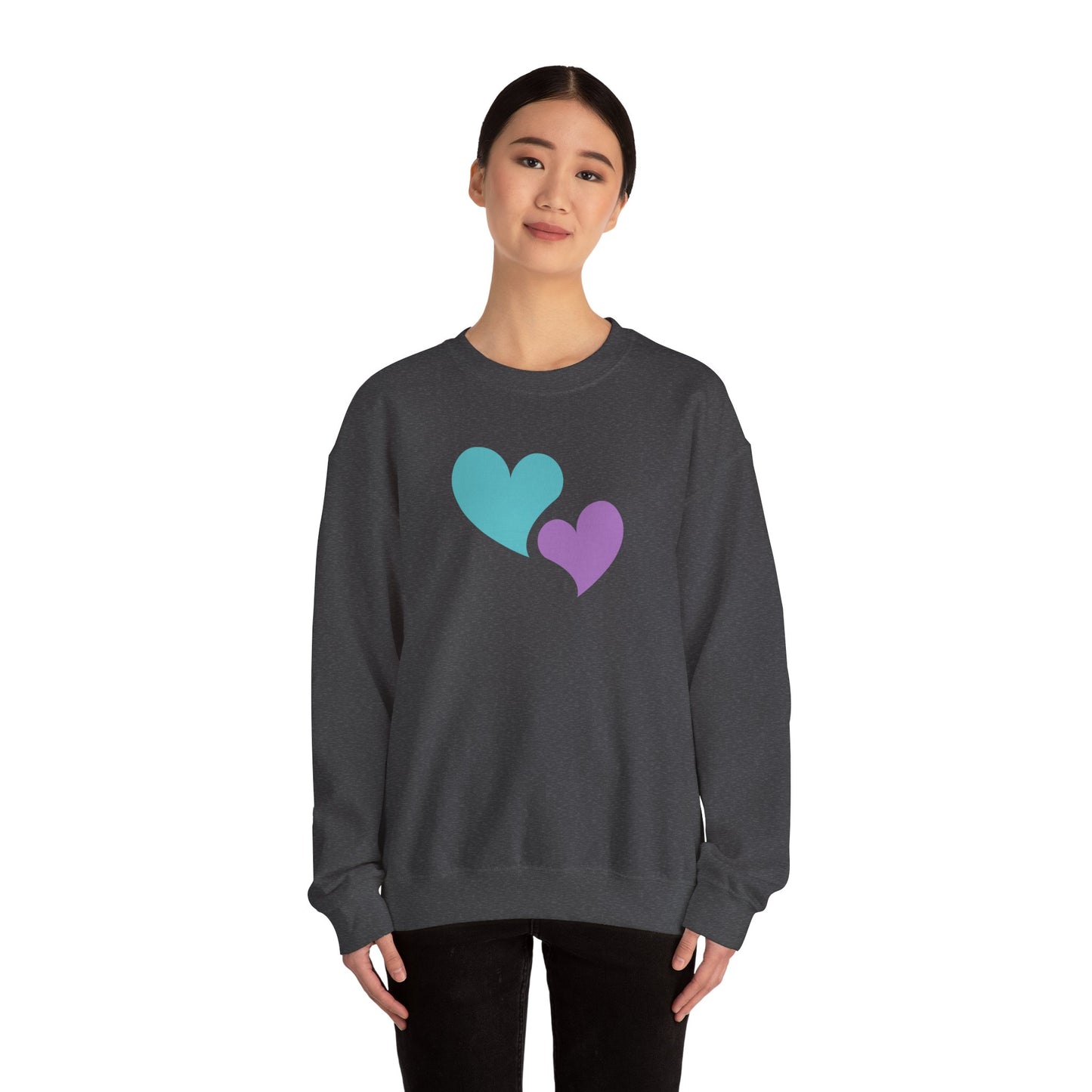 BE | Hearts | Unisex Crewneck Sweatshirt