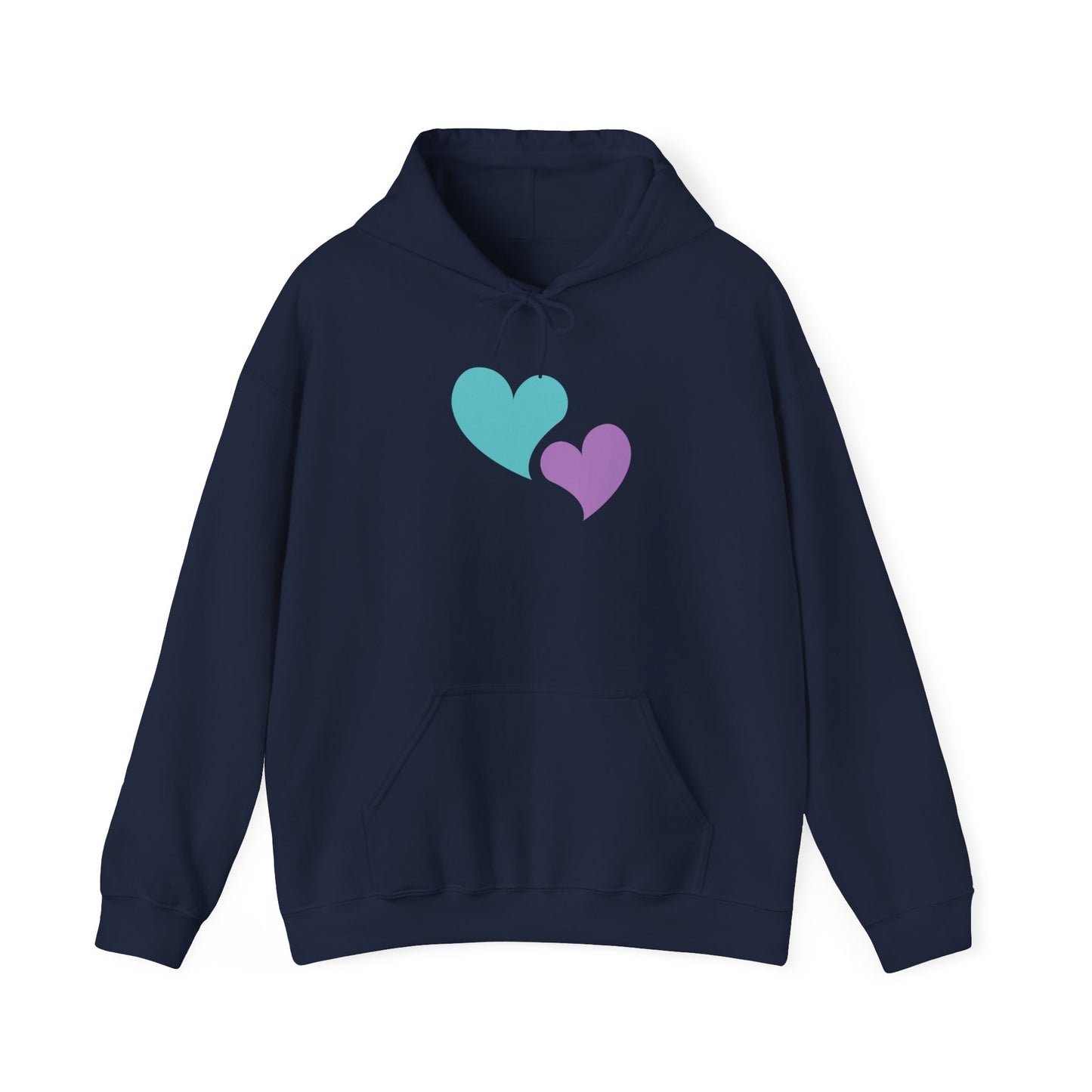BE | Hearts | Unisex Hooded Sweatshirt