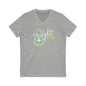 Diwali | Light It Up | Unisex Short Sleeve V-Neck Tee