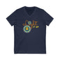 Diwali | Light It Up | Unisex Short Sleeve V-Neck Tee