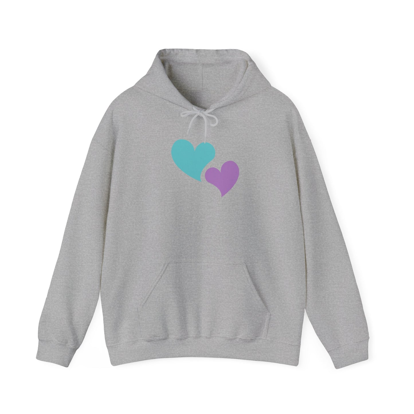 BE | Hearts | Unisex Hooded Sweatshirt