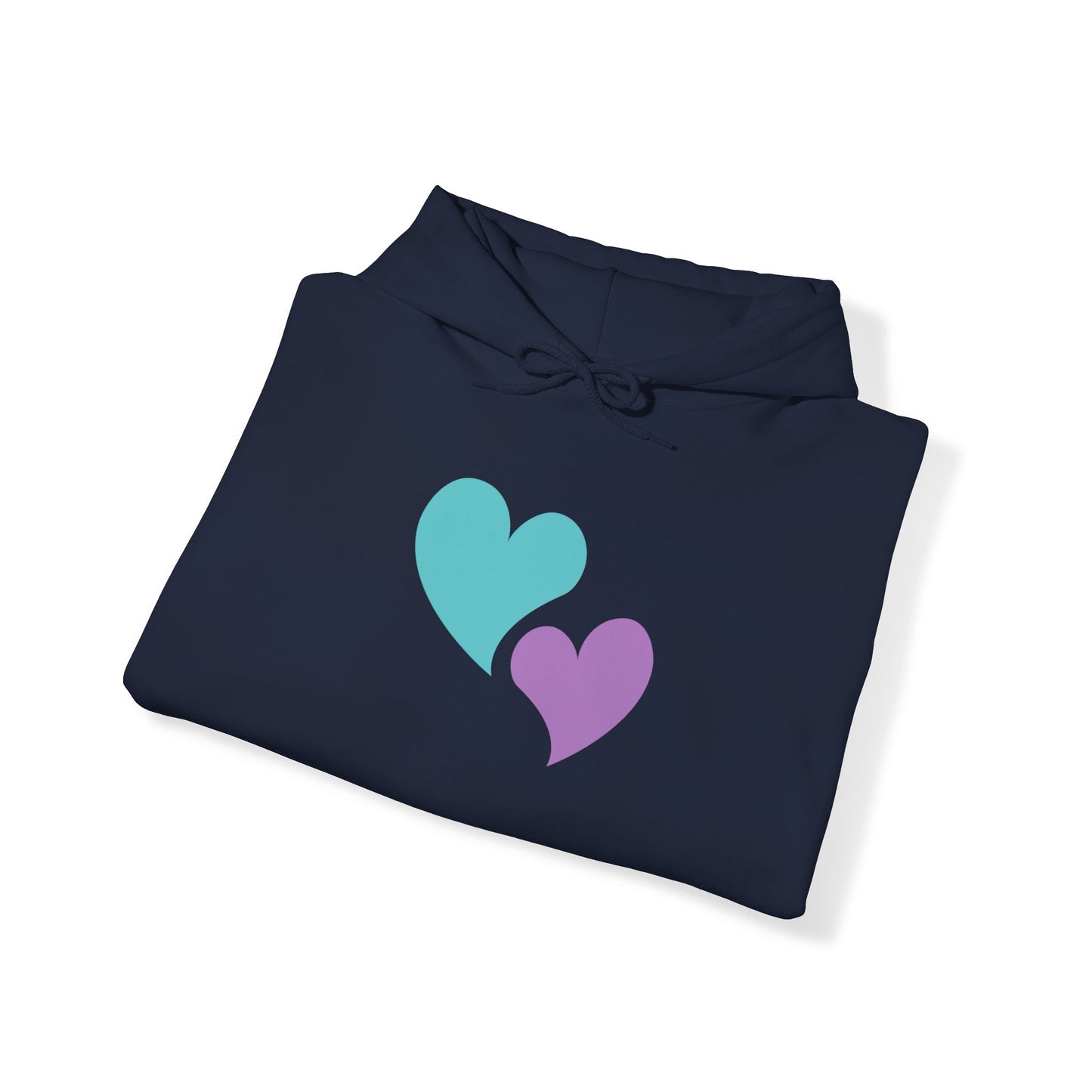 BE | Hearts | Unisex Hooded Sweatshirt