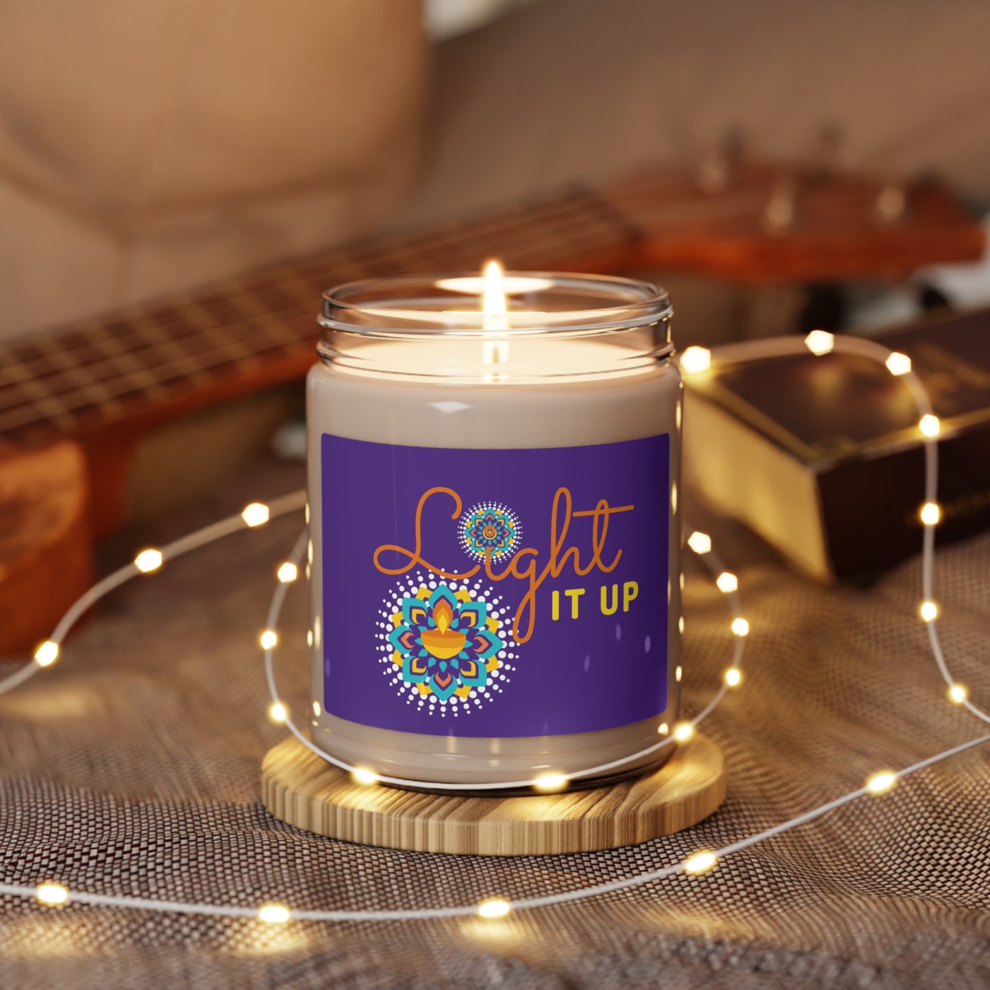 Diwali | White Sage + Lavendar | Scented Soy Candle, 9oz