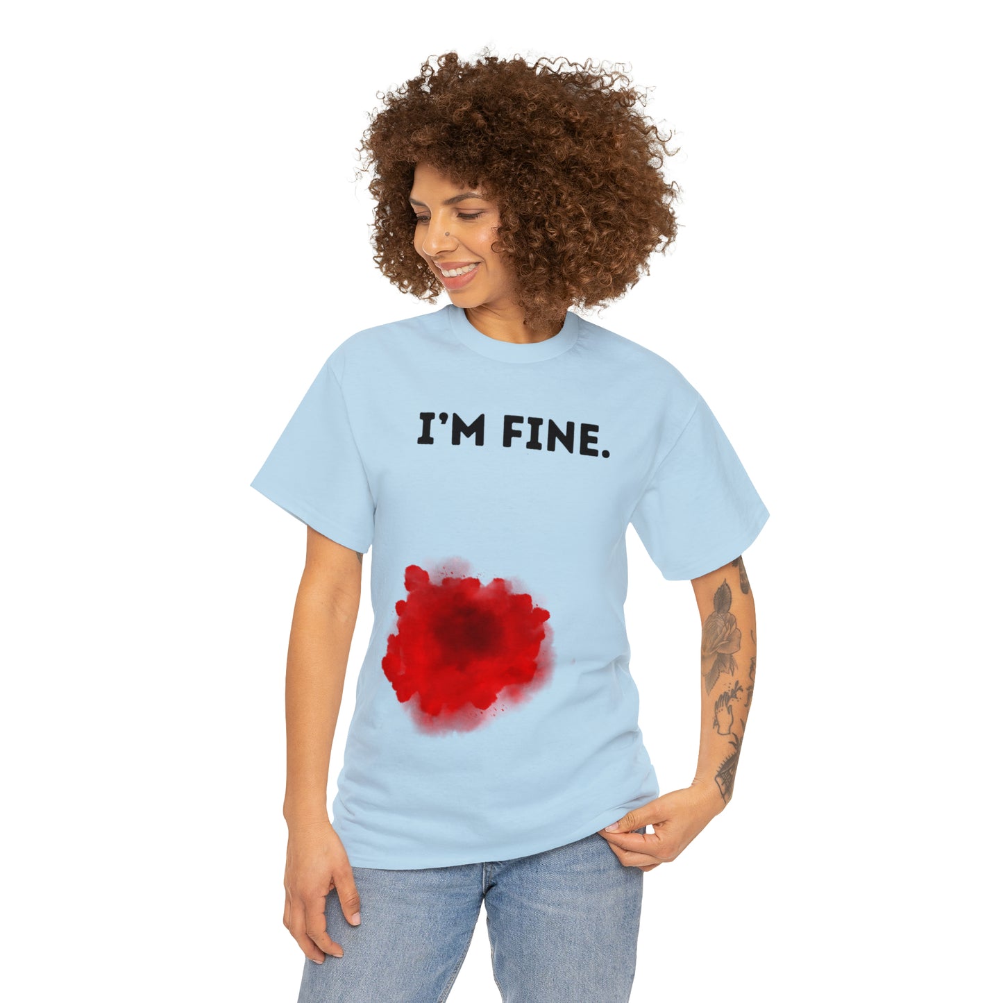 Halloween | I'm Fine | Unisex Cotton Tee
