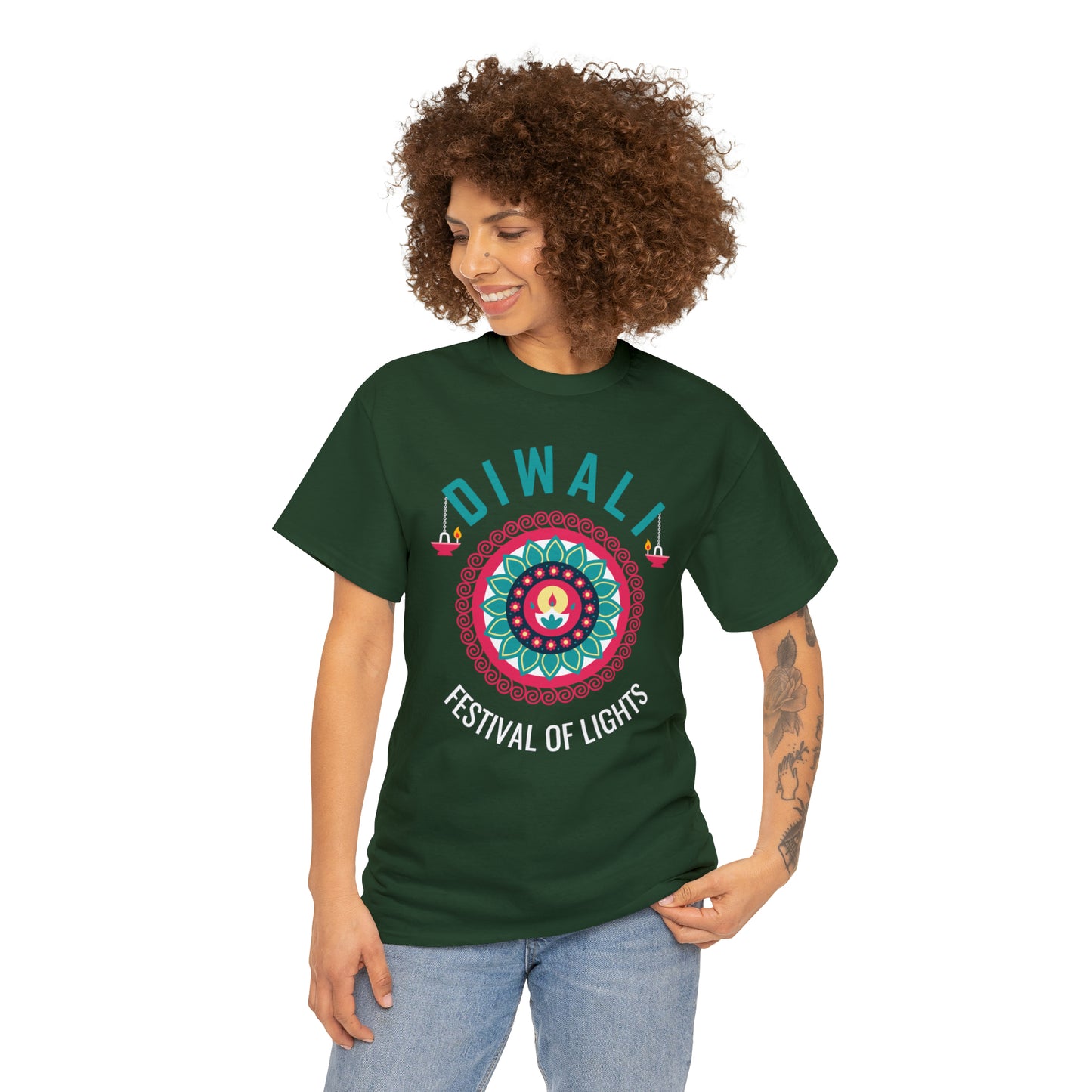 Diwali | Festival of Colors | Unisex Cotton Tee