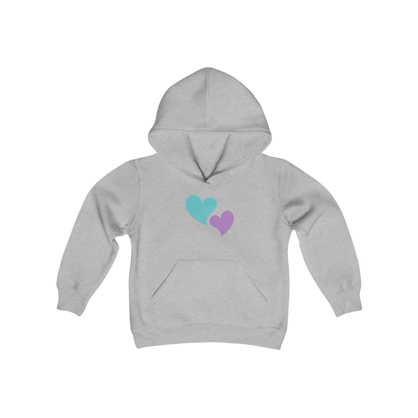 BE | Hearts | Youth Hooded Sweatshirt