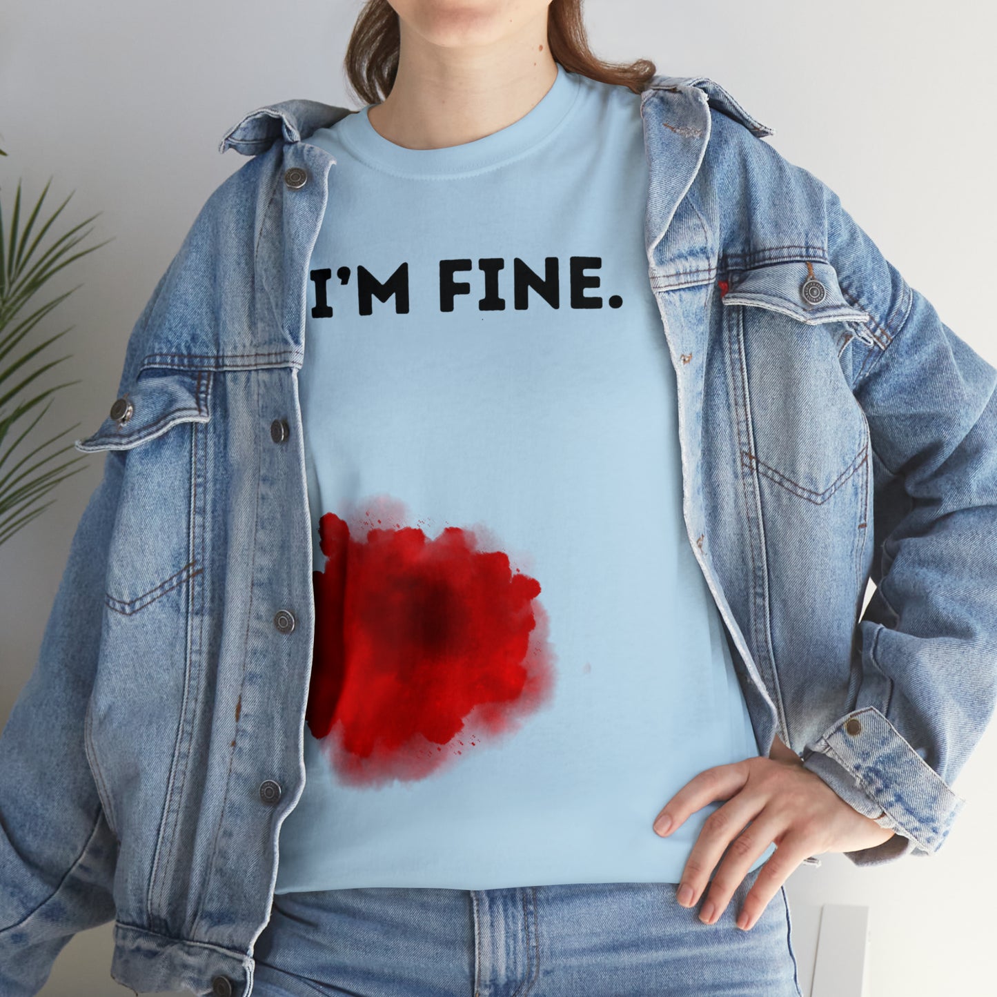 Halloween | I'm Fine | Unisex Cotton Tee