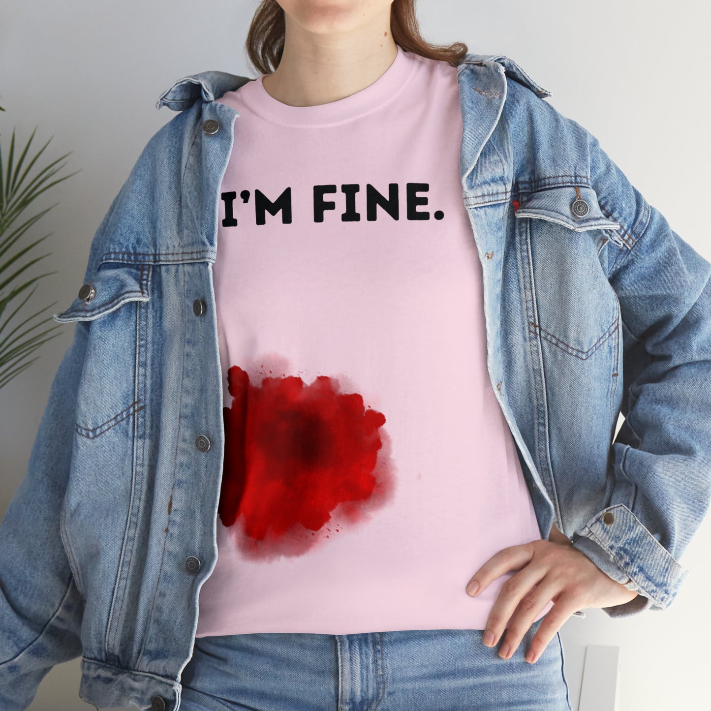 Halloween | I'm Fine | Unisex Cotton Tee