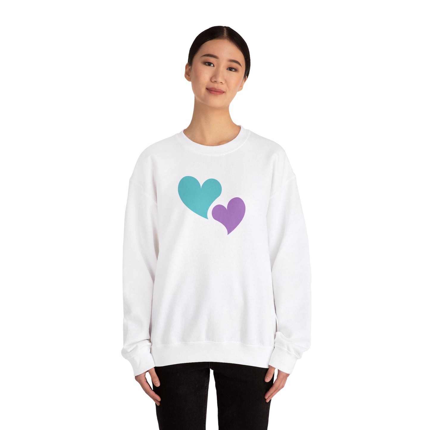 BE | Hearts | Unisex Crewneck Sweatshirt