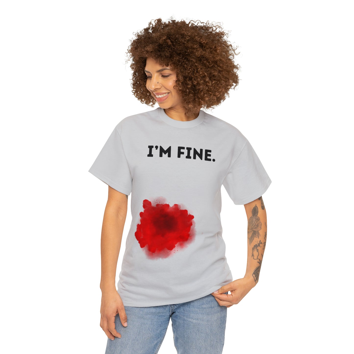 Halloween | I'm Fine | Unisex Cotton Tee