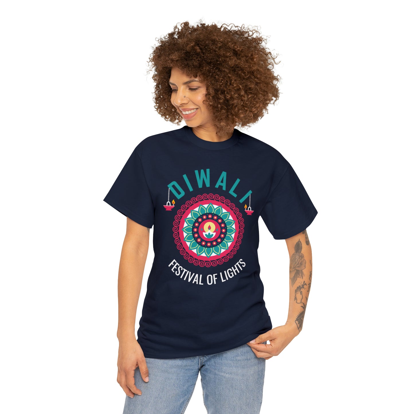 Diwali | Festival of Colors | Unisex Cotton Tee