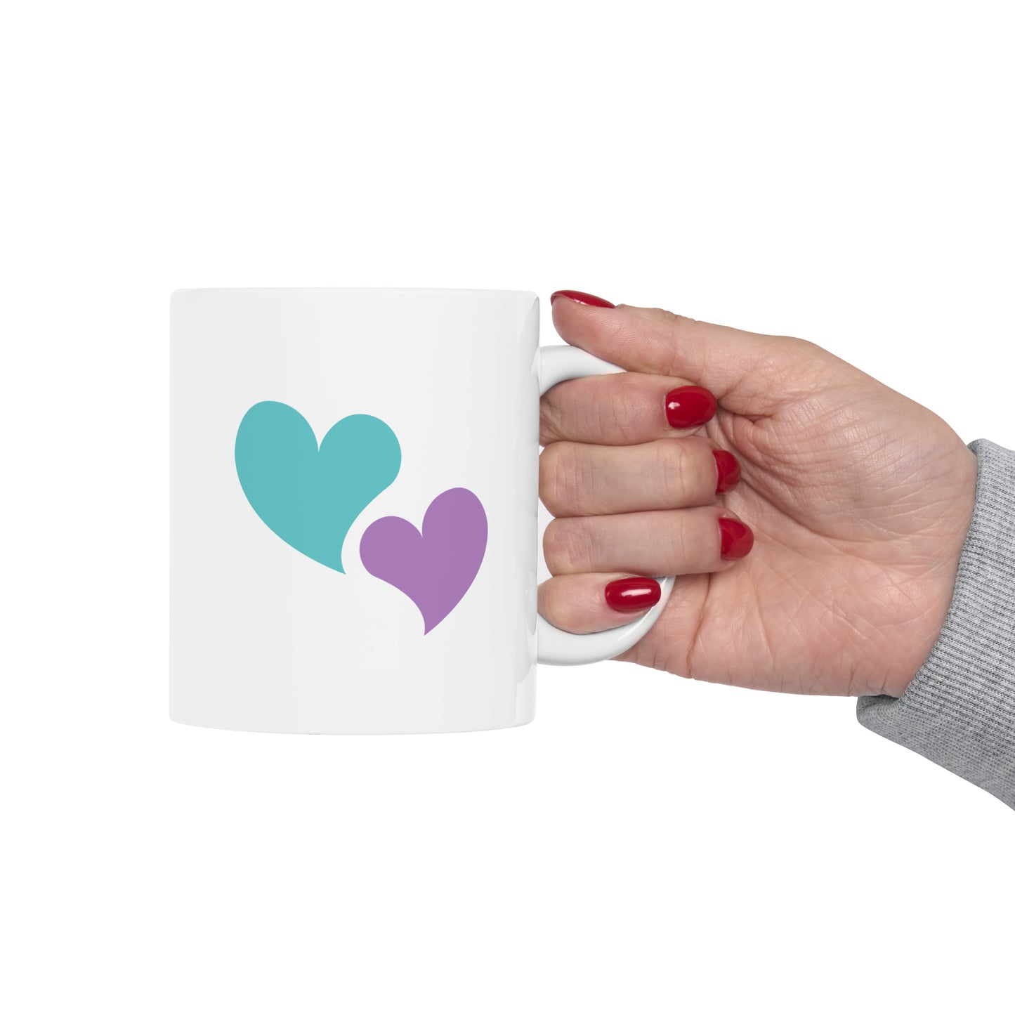 BE - Hearts | Ceramic Mug | 11oz