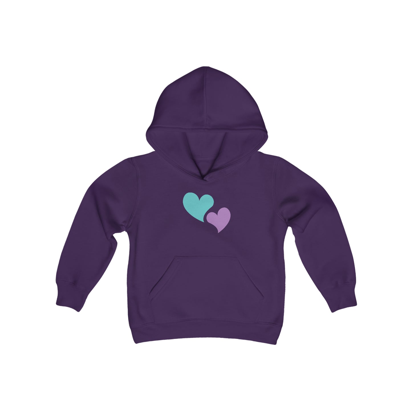BE | Hearts | Youth Hooded Sweatshirt