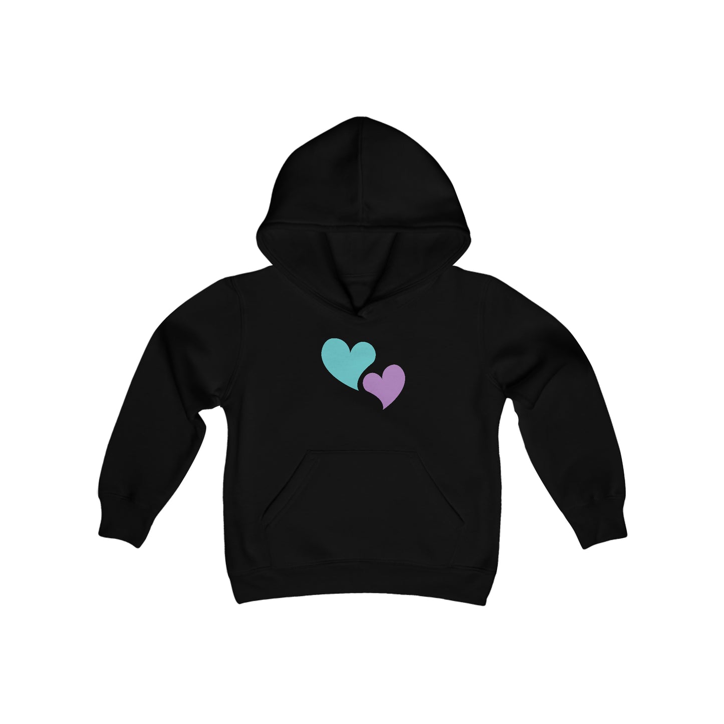 BE | Hearts | Youth Hooded Sweatshirt
