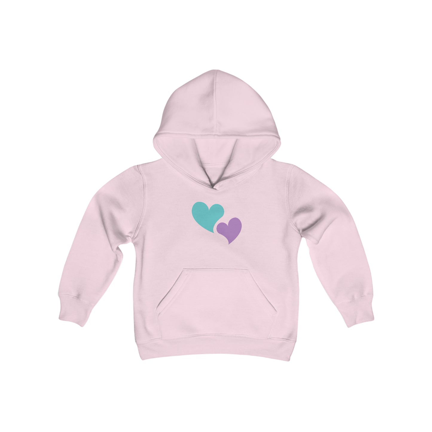 BE | Hearts | Youth Hooded Sweatshirt