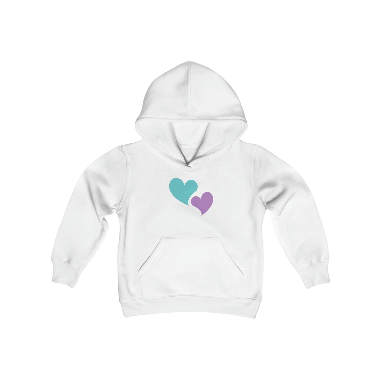 BE | Hearts | Youth Hooded Sweatshirt
