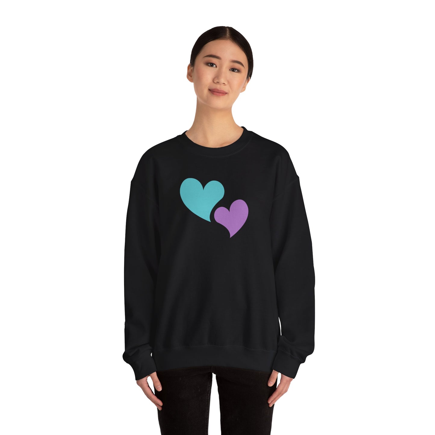 BE | Hearts | Unisex Crewneck Sweatshirt