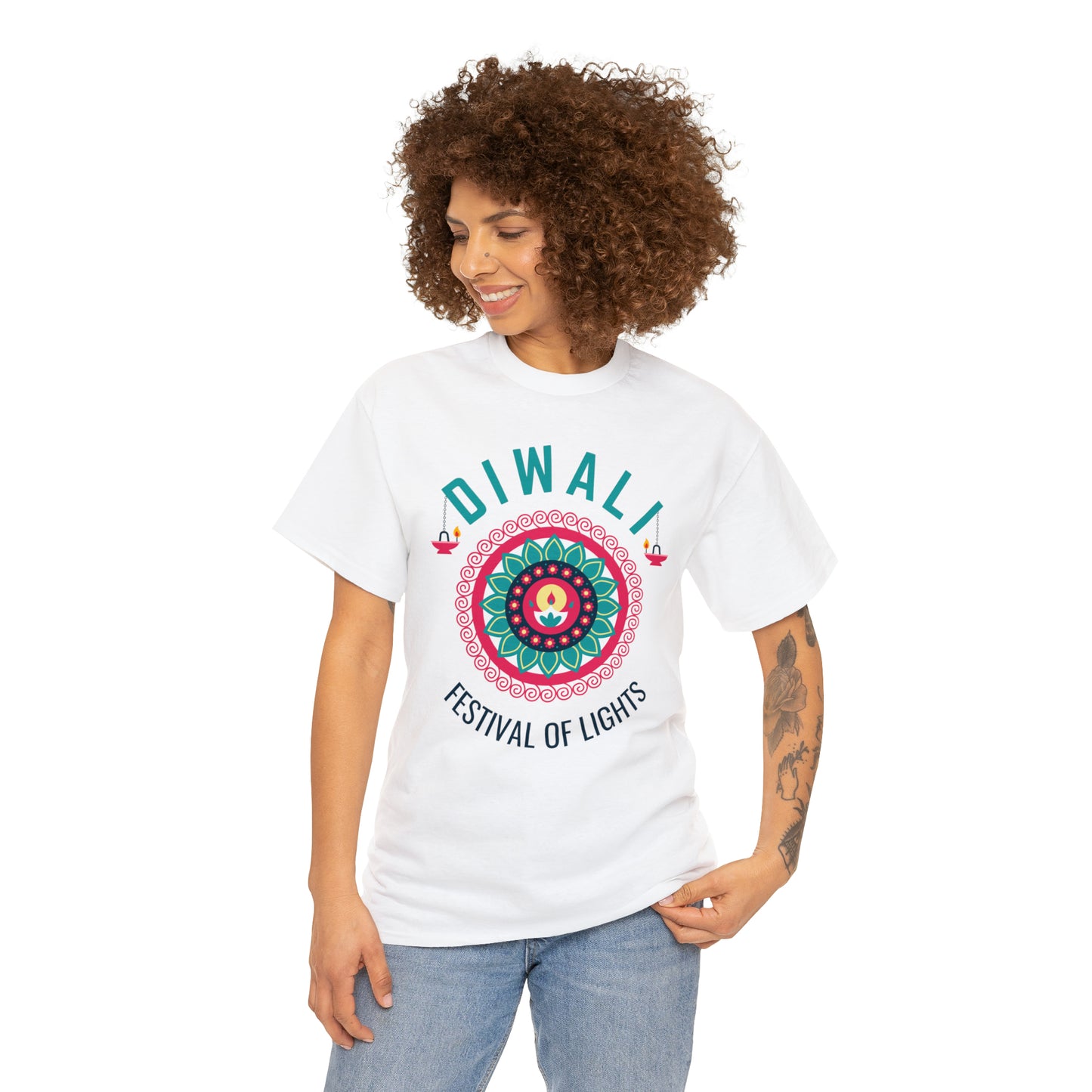Diwali | Festival of Colors | Unisex Cotton Tee