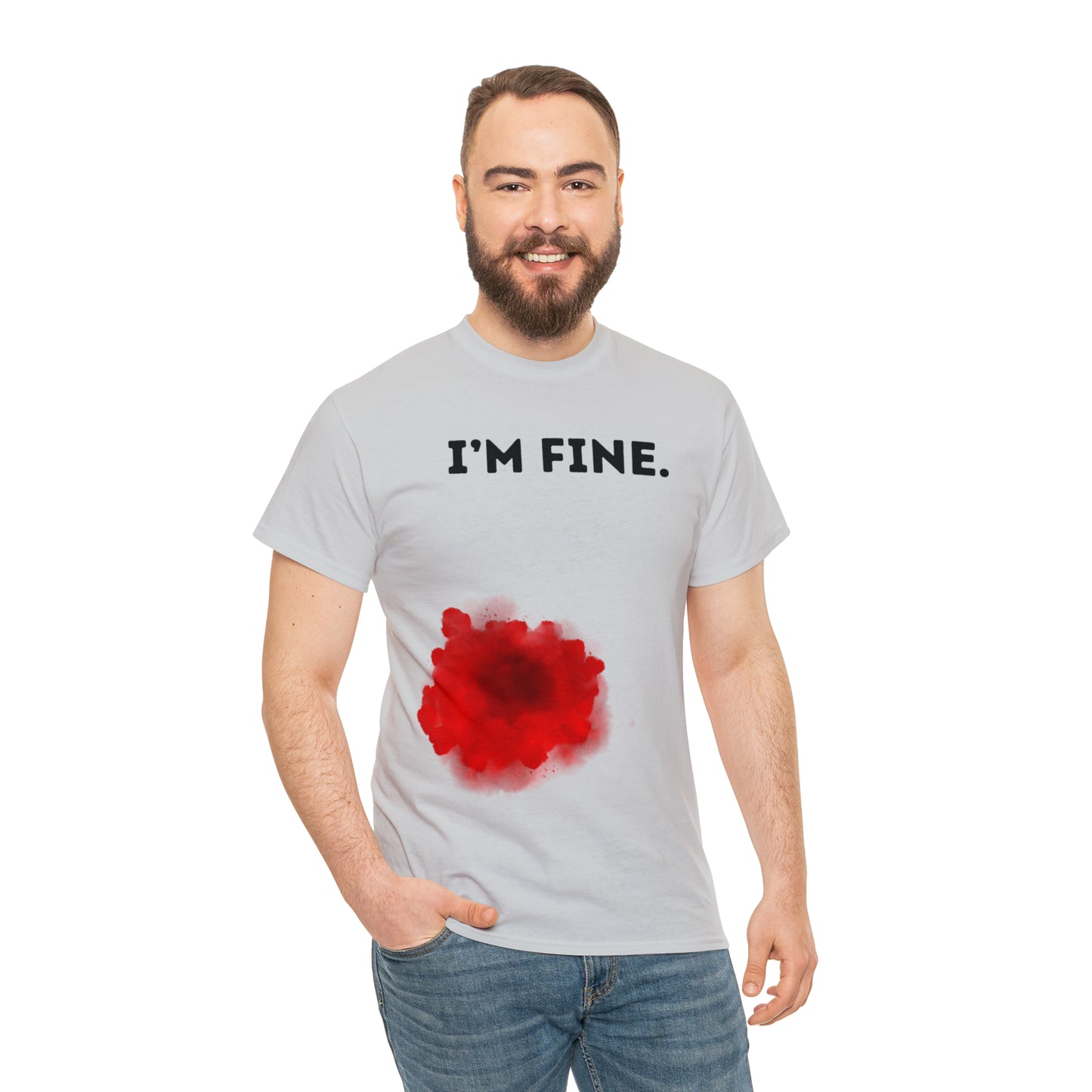 Halloween | I'm Fine | Unisex Cotton Tee