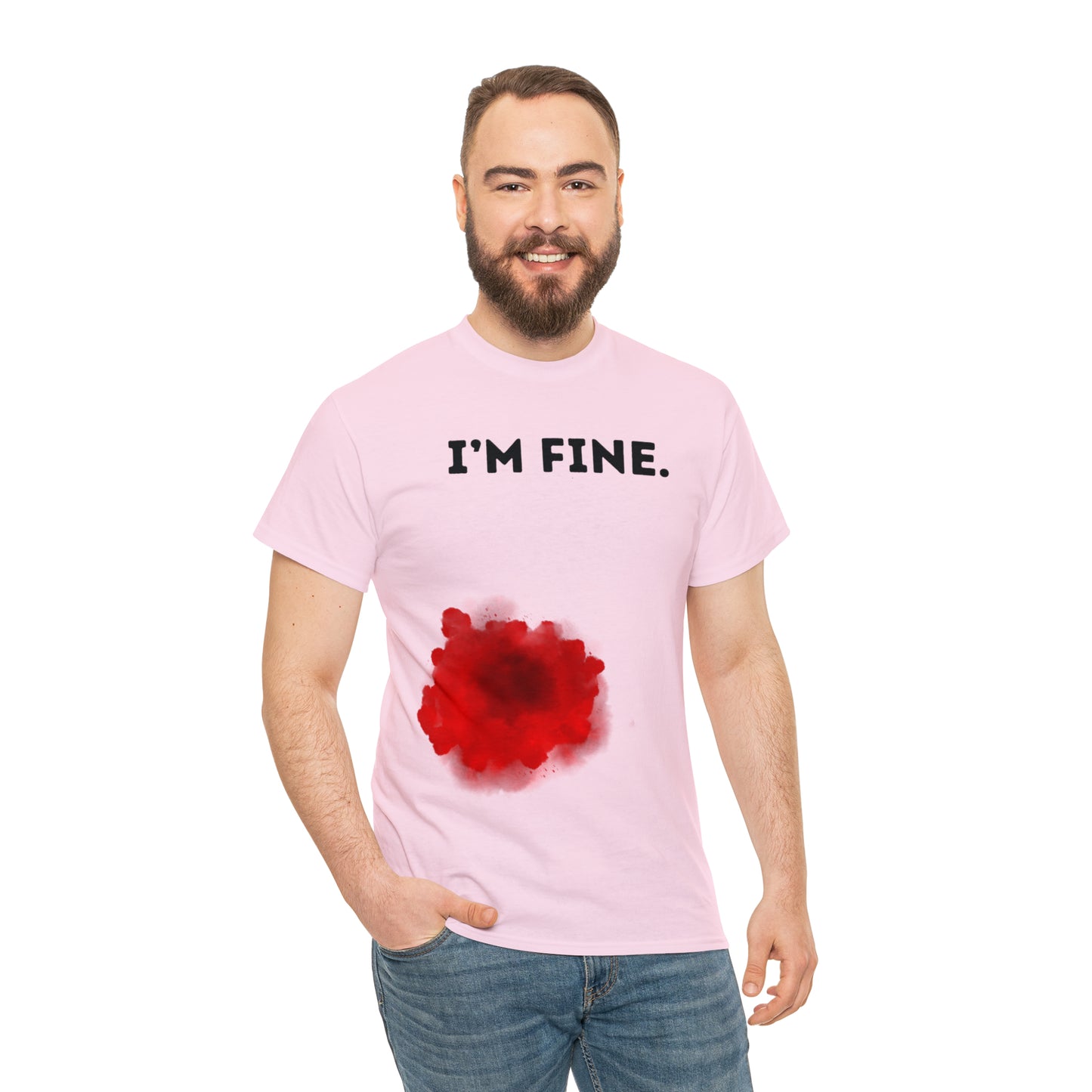 Halloween | I'm Fine | Unisex Cotton Tee