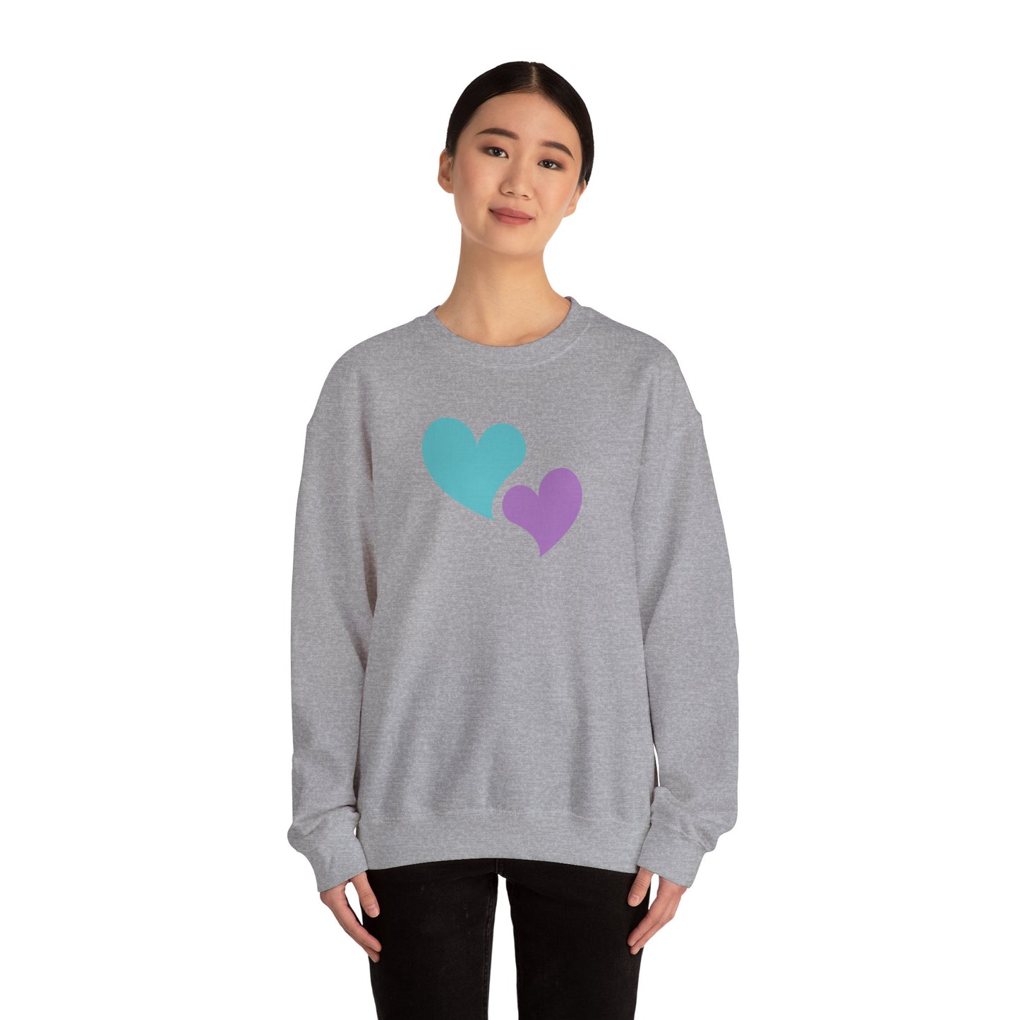 BE | Hearts | Unisex Crewneck Sweatshirt