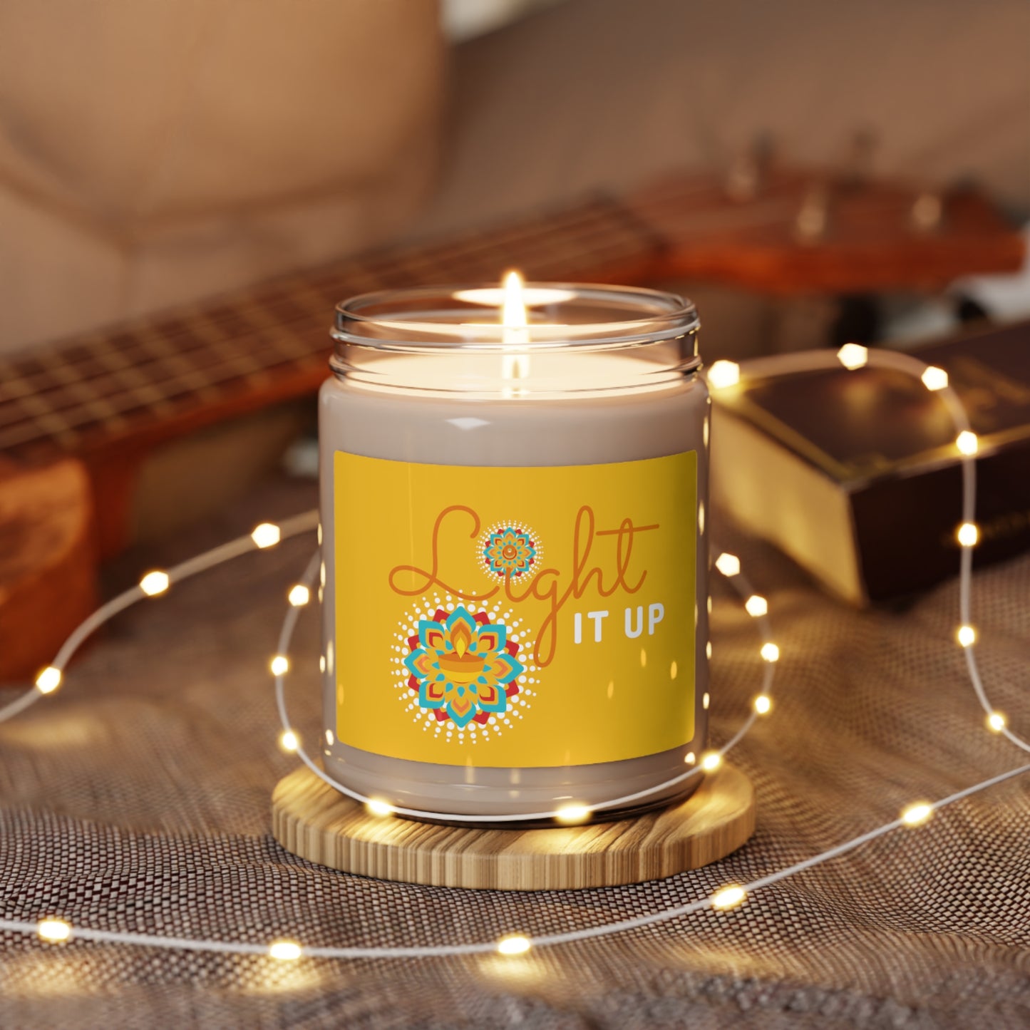 Diwali | Cinnamon + Vanilla | Scented Soy Candle, 9oz
