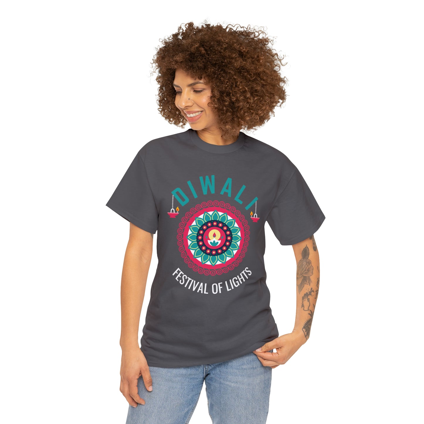 Diwali | Festival of Colors | Unisex Cotton Tee