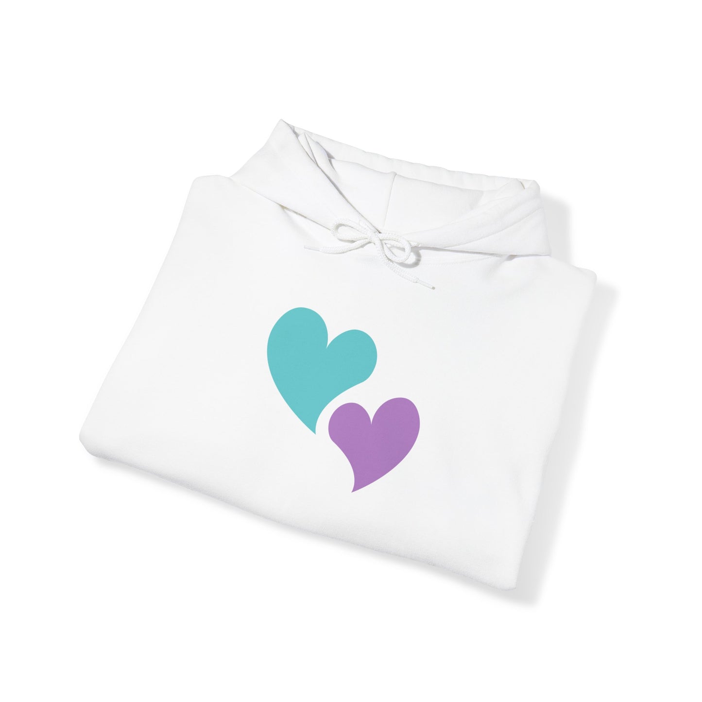 BE | Hearts | Unisex Hooded Sweatshirt
