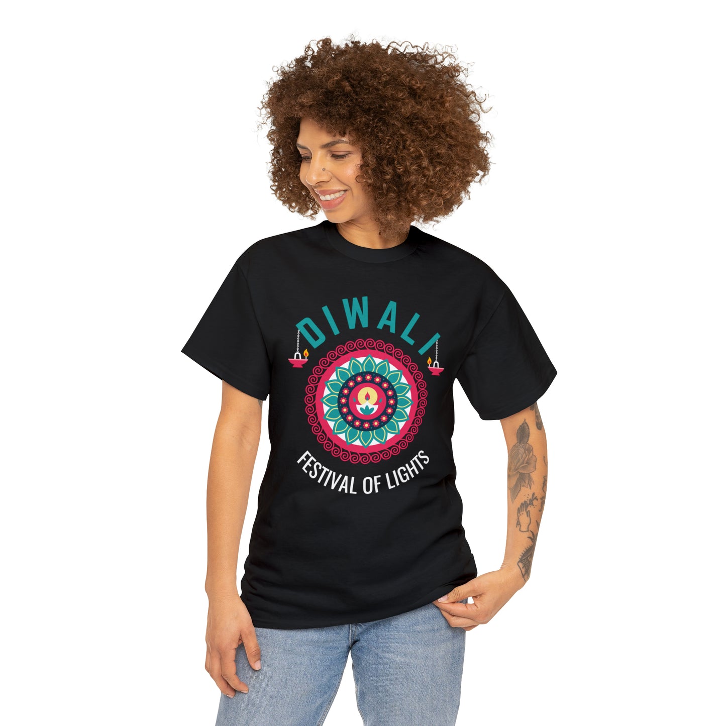 Diwali | Festival of Colors | Unisex Cotton Tee