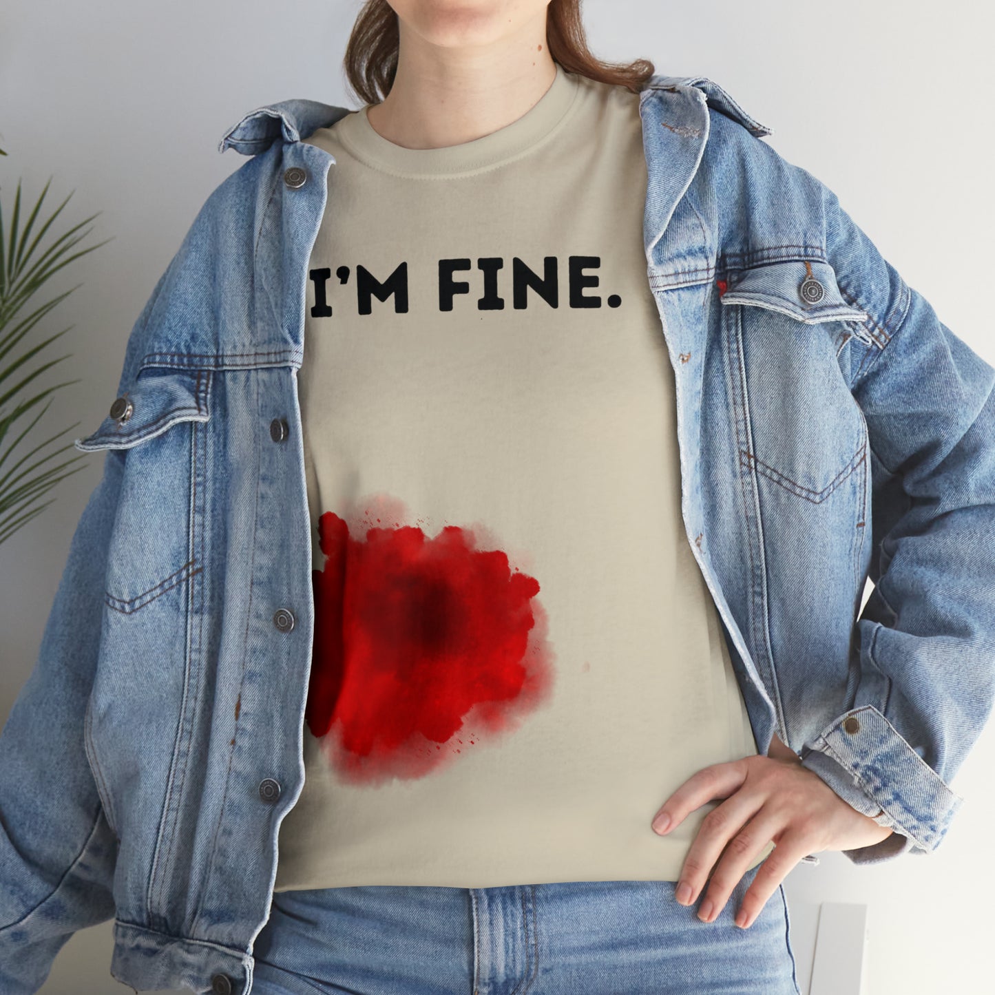 Halloween | I'm Fine | Unisex Cotton Tee