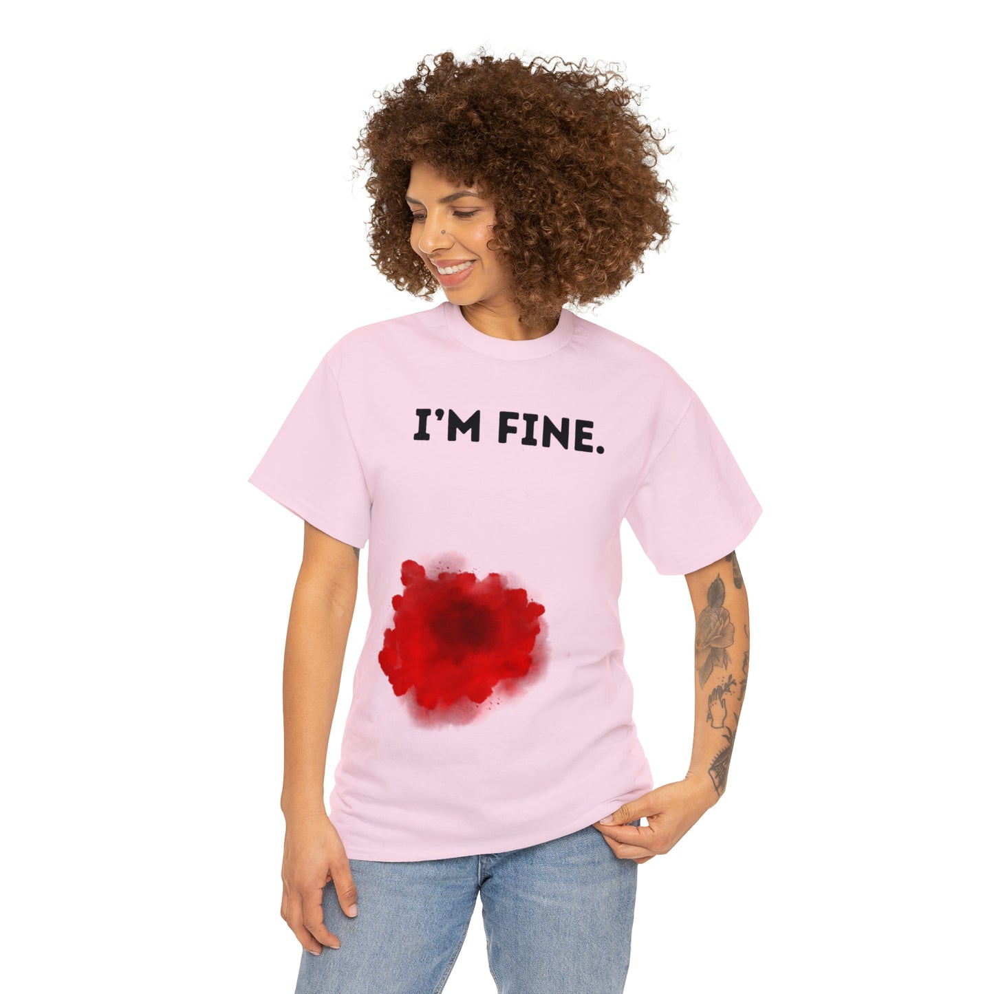 Halloween | I'm Fine | Unisex Cotton Tee