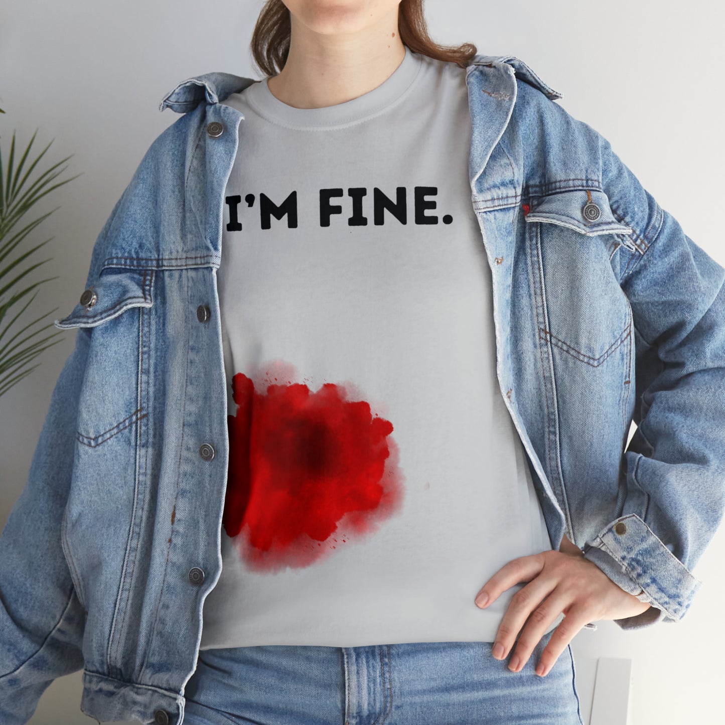 Halloween | I'm Fine | Unisex Cotton Tee