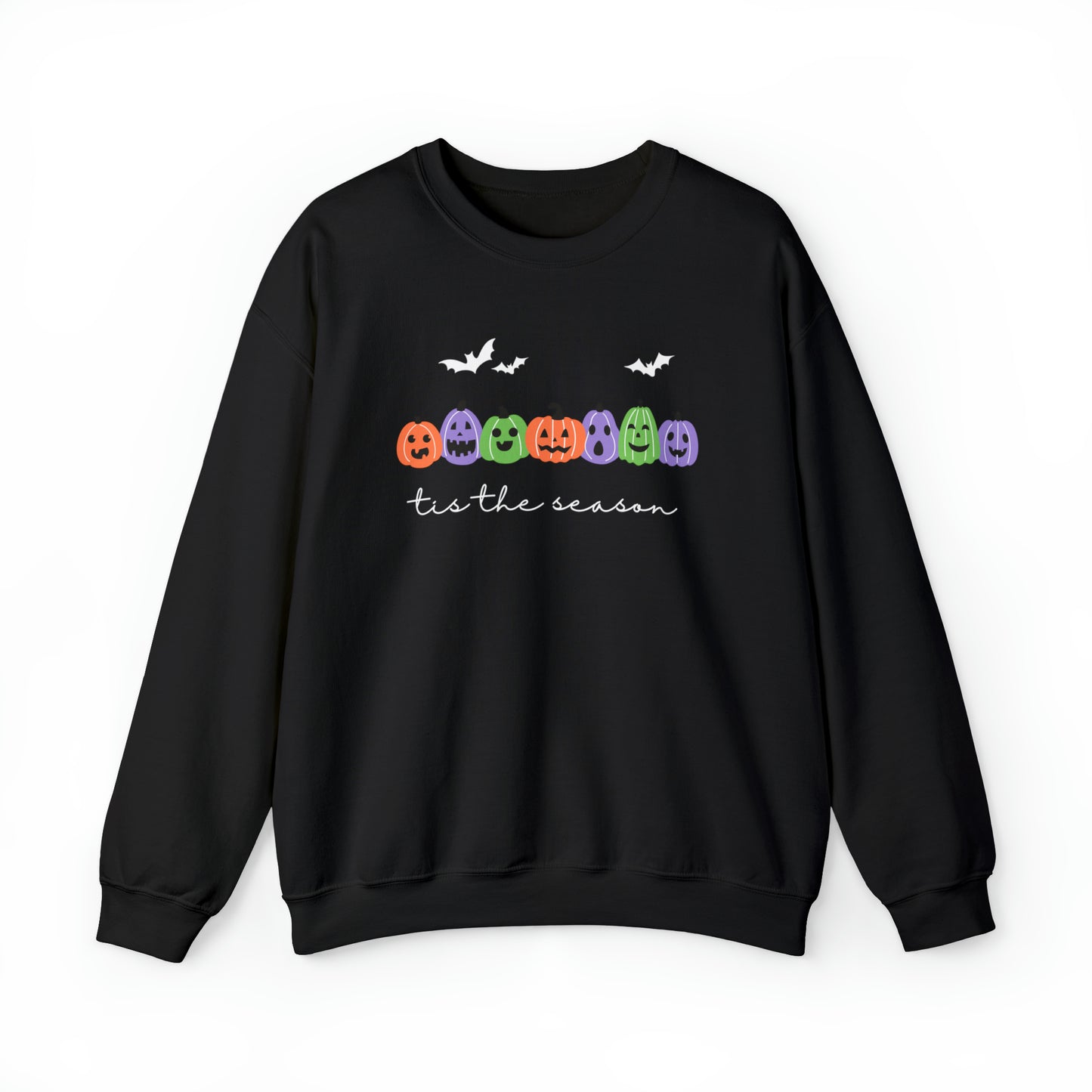 Halloween | Purple Green Pumpkin Patch | Unisex Crewneck Sweatshirt