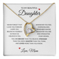 DAUGHTER | Forever Love Necklace | Braver Stronger Smarter Mom