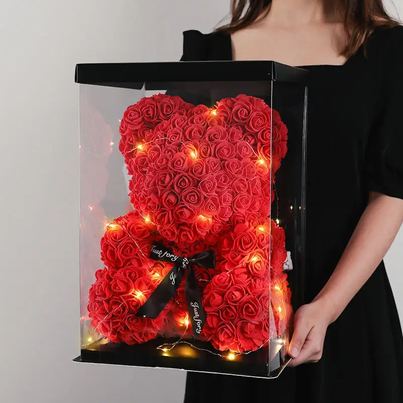VALENTINES | The Original Rose Bear™ | 2024 LED EDITION