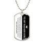 GIRL | Dog Tag Necklace | Badass