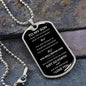 SON | Dog Tag Necklace | Go Forth Mom