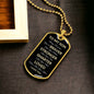 SON | Dog Tag Necklace | Braver Stronger Smarter WY