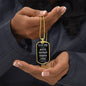 GIRL | Dog Tag Necklace | Braver Stronger Smarter