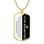 GIRL | Dog Tag Necklace | Badass