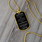 SON | Dog Tag Necklace | Go Forth Mom