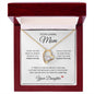 MOM | Forever Love Necklace | Thank You Daughter