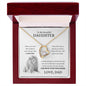 DAUGHTER | Forever Love Necklace | Proud Lion Dad