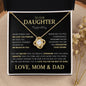 DAUGHTER | Love Knot | Believe Mom & Dad