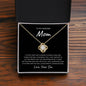MOM | Love Knot Necklace | Single Mom Son